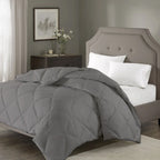 100 GSM Summer AC Comforter |Silver| Microfiber & Lightweight|