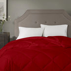 100 GSM Summer AC Comforter |Burgundy| Lightweight & Microfiber|