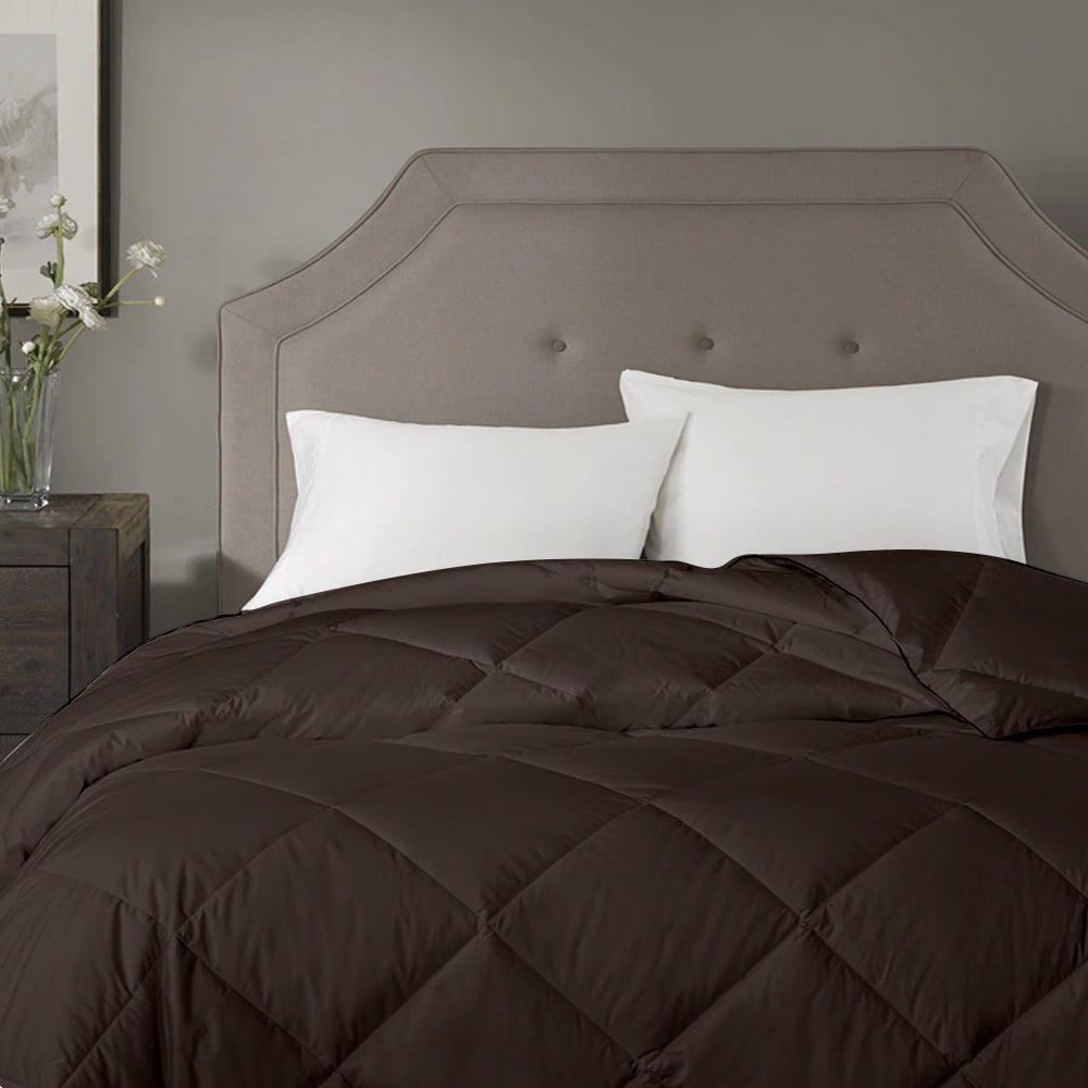 100 GSM Summer Season AC Comforter |Dark Grey| Microfiber & Lightweight|