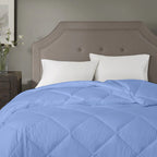 Razzai Summer Season 100 GSM Ac Comforter Super Soft Fluffy Comforter |Sky Blue
