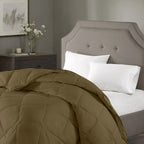100 GSM Summer AC Comforter |Beige| Lightweight & Microfiber|