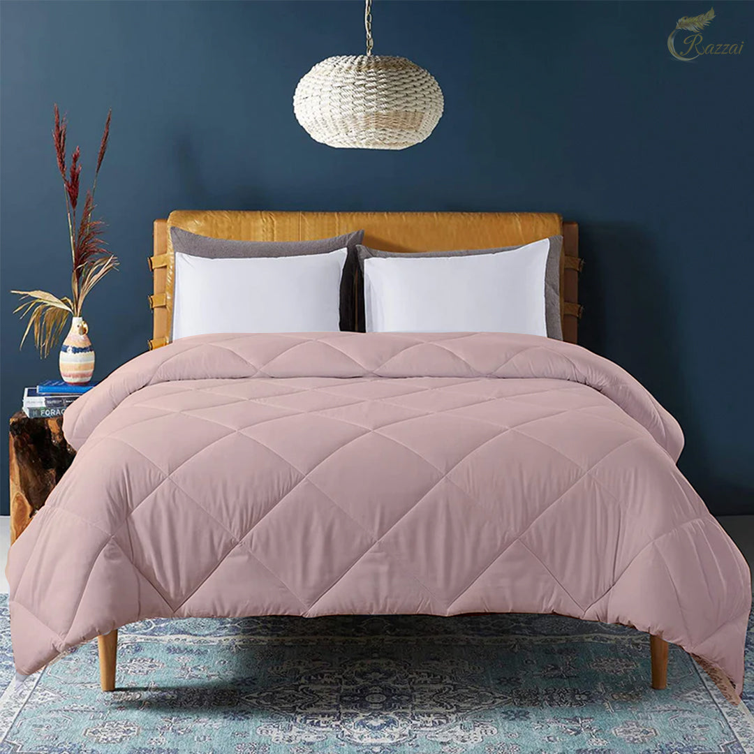 lightweight quilt for heavy winter peach