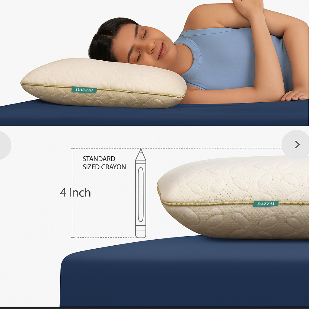 Slim Memory Foam Pillow