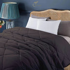 150 GSM Soft AC Comforter |Microfiber & Lightweight |Dark Grey|