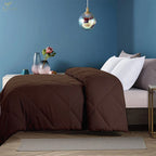 150 GSM Soft AC Comforter |Lightweight & Microfiber |Chocolate Brown|