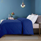 150 GSM Soft AC Comforter |Lightweight & Microfiber |Medium Blue|