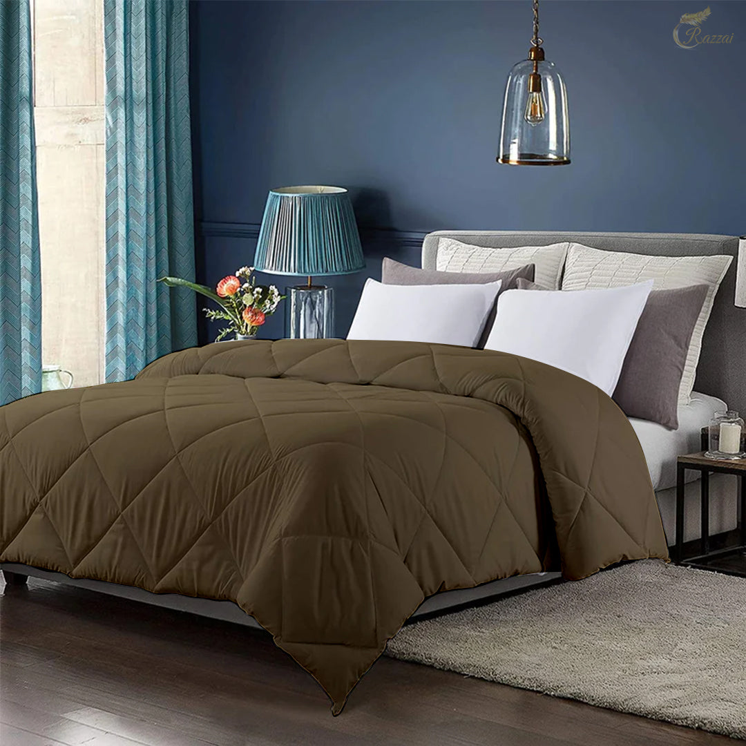 150 GSM Soft AC Comforter |Lightweight & Microfiber |Beige|