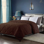 150 GSM Soft AC Comforter |Lightweight & Microfiber |Chocolate Brown|