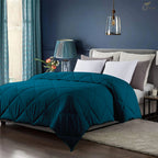 150 GSM Soft AC Comforter| Microfiber & Lightweight |Teal|