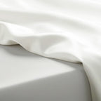 White Satin Flatted Bedsheet – Smooth, Elegant & Comfortable