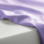 Lavender Satin Flatted Bedsheet – Smooth, Elegant & Comfortable