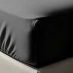 Dark Grey Fitted Cotton Bedsheet With Two Pillow Cover  – Luxurious, Soft & Long-Lasting