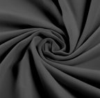 Dark Grey Microfiber Flat Bedsheet With Two Pillow Cover – Fade-Resistant & All-Season Comfort