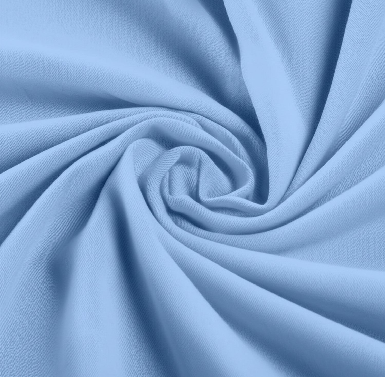 Light Blue Microfiber Flat Bedsheet With Two Pillow Cover – Fade-Resistant & All-Season Comfort