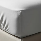 White Fitted Cotton Bedsheet With Two Pillow Cover  – Luxurious, Soft & Long-Lasting