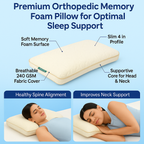 Slim Memory Foam Pillow