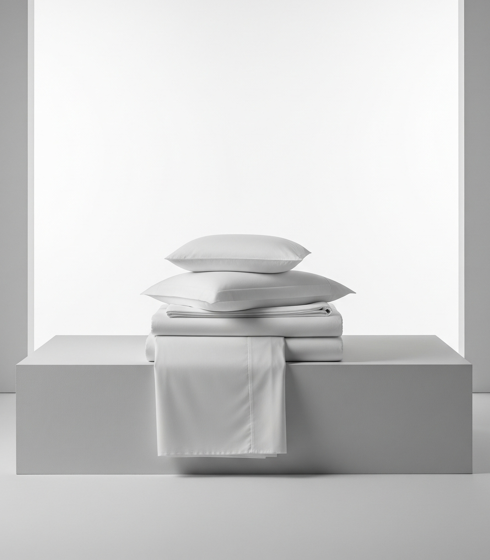 White Cotton Flat Bedsheet – Modern, Soft & Effortlessly Stylish