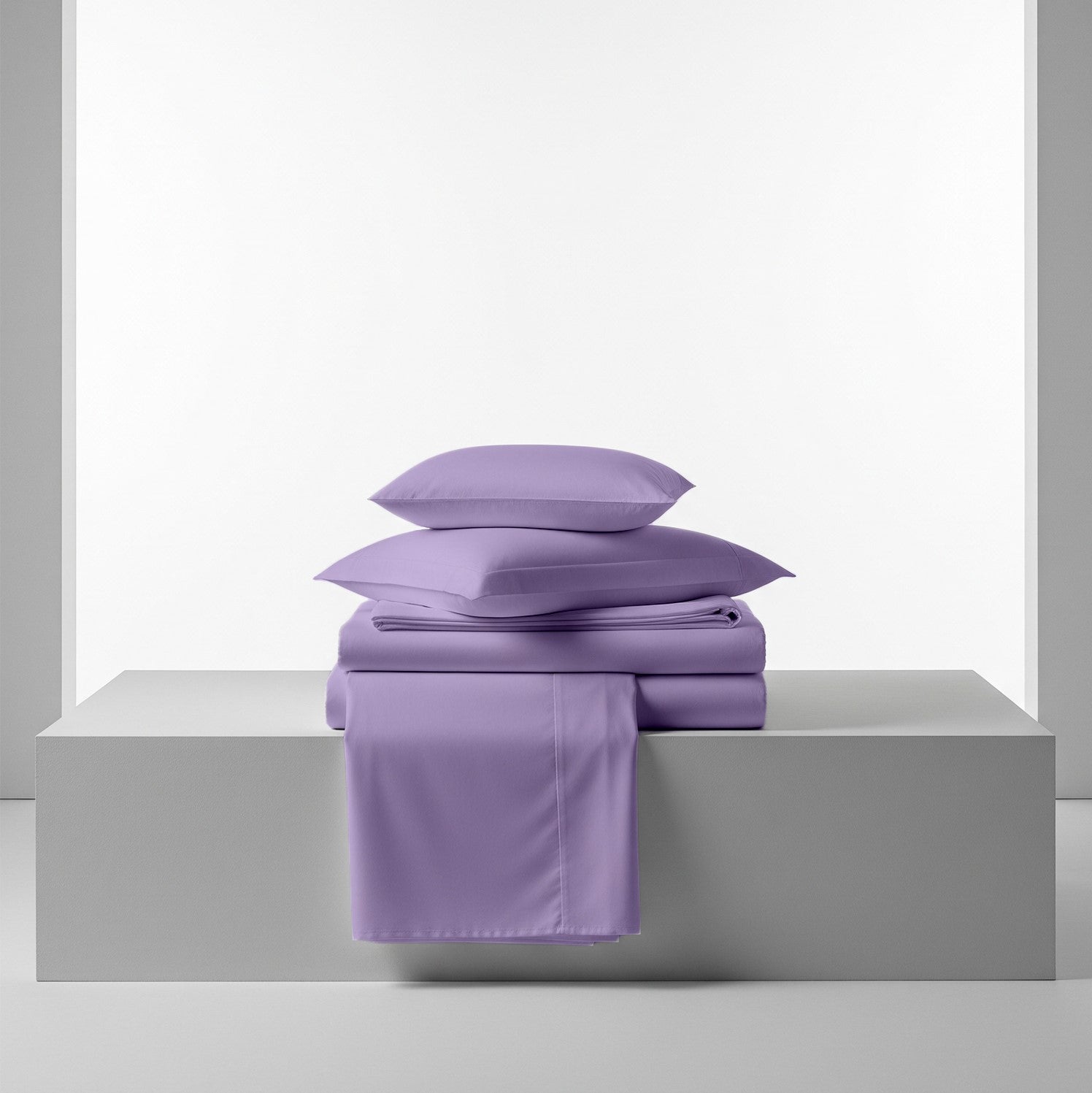 Lavender Cotton Flat Bedsheet – Modern, Soft & Effortlessly Stylish