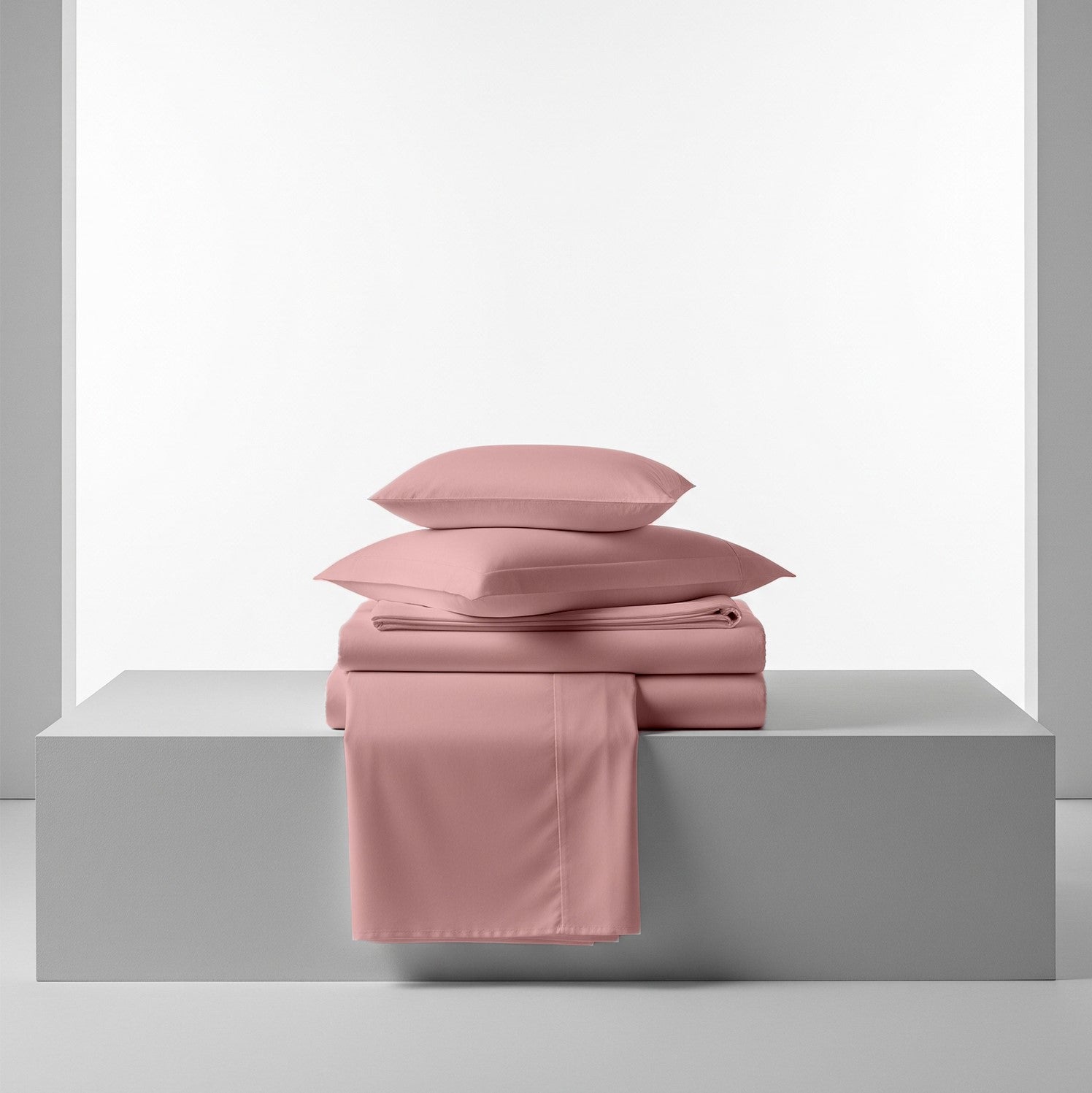 Peach Cotton Flat Bedsheet – Modern, Soft & Effortlessly Stylish