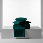 Teal Cotton Flat Bedsheet – Modern, Soft & Effortlessly Stylish