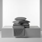 Silver Cotton Flat Bedsheet – Modern, Soft & Effortlessly Stylish