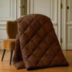 Exclusive 100 GSM bedding comforter with elegant craftsmanship and plush touch( brown )