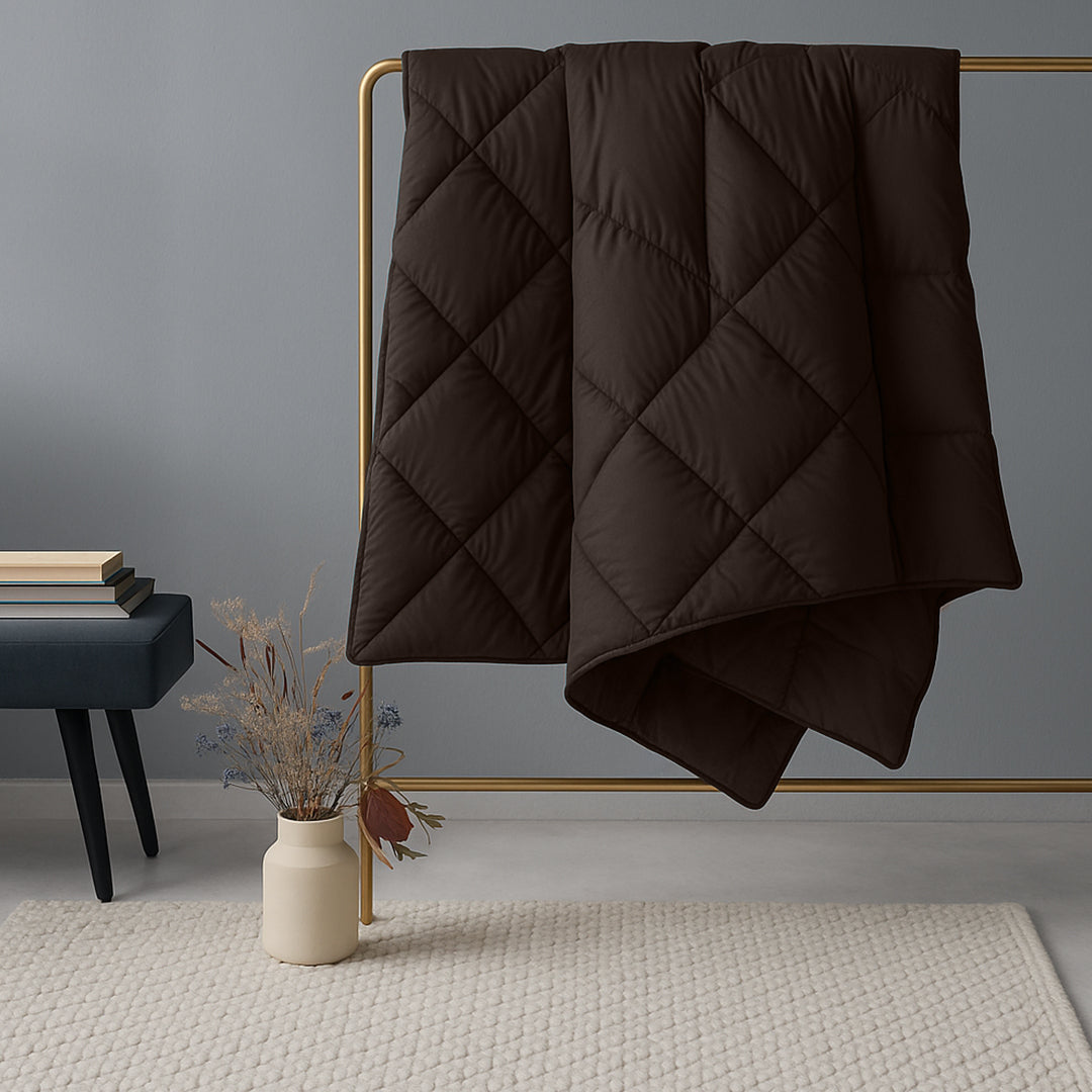 Lightweight ultra-soft comforter with premium cloud-inspired sleep experience( dark grey)