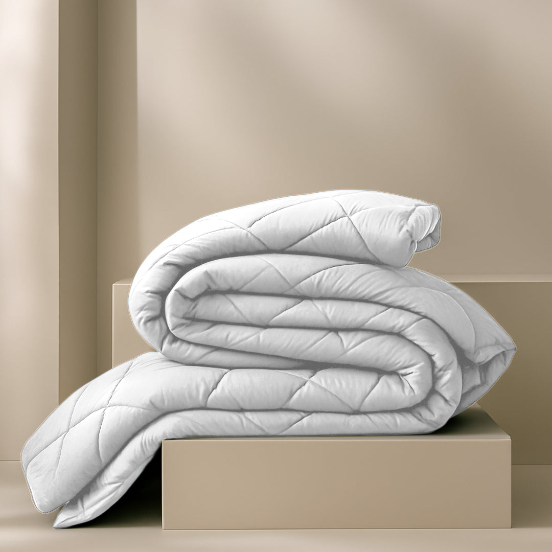 100 GSM Summer AC Comforter Super Soft Fluffy Comforter |White| Lightweight & Microfiber|