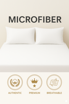 Navy Blue Microfiber Flat Bedsheet With Two Pillow Cover – Fade-Resistant & All-Season Comfort
