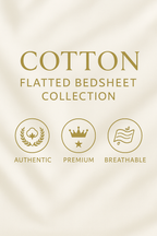 Beige Cotton Flat Bedsheet – Modern, Soft & Effortlessly Stylish