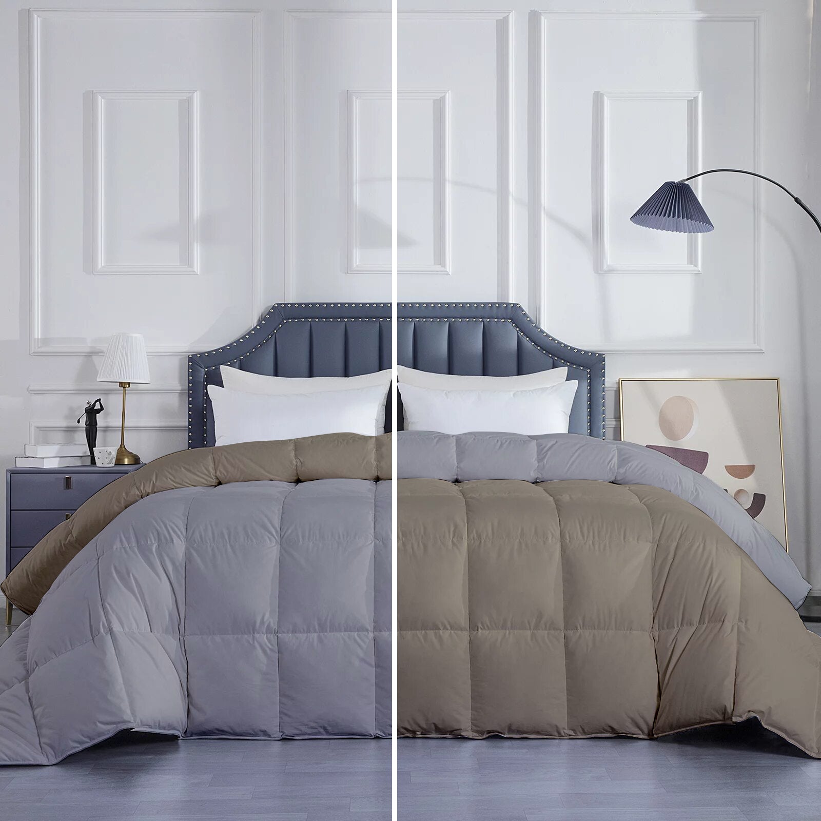 Premium Quality 300 GSM Comforter – Everyday Bedding (silver beige)