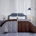 Best Premium 300 GSM Comforter for Mild Winter – Affordable Luxury
(silver chocolate brown)