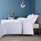 150 GSM Soft AC Comforter| Microfiber & Lightweight |White|