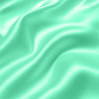 Aqua Green Satin Fitted Bedsheet With Pillow Cover