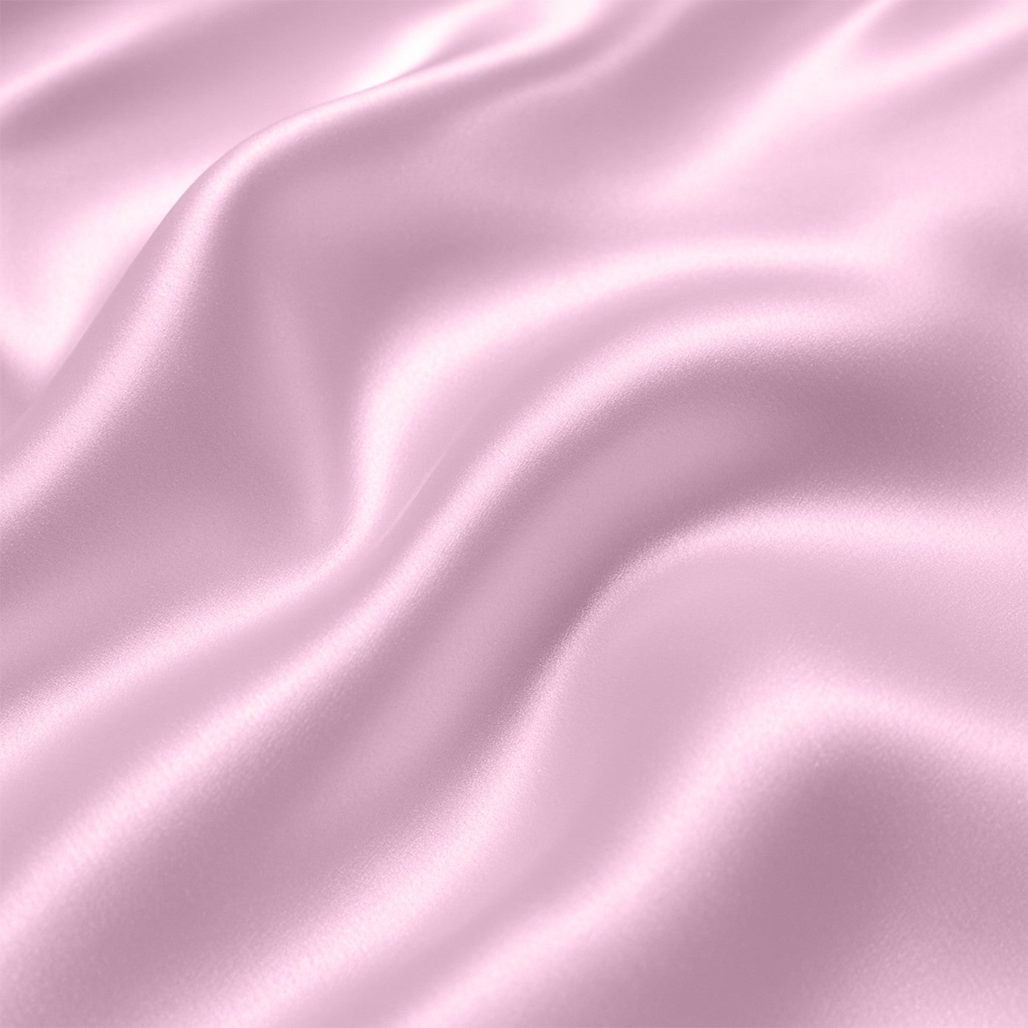 Baby Pink Satin Fitted Bedsheet With Pillow Cover