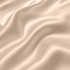 Bear Beige Satin Fitted Bedsheet With Pillow Cover