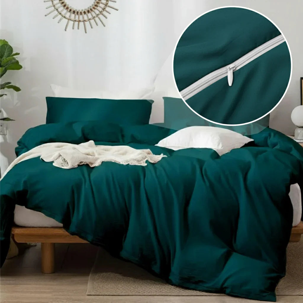 Razzai Super Soft Microfiber Piece Razzai Cover/ Duvet Cover and 2 Pillow Cover (18X28 Inches)