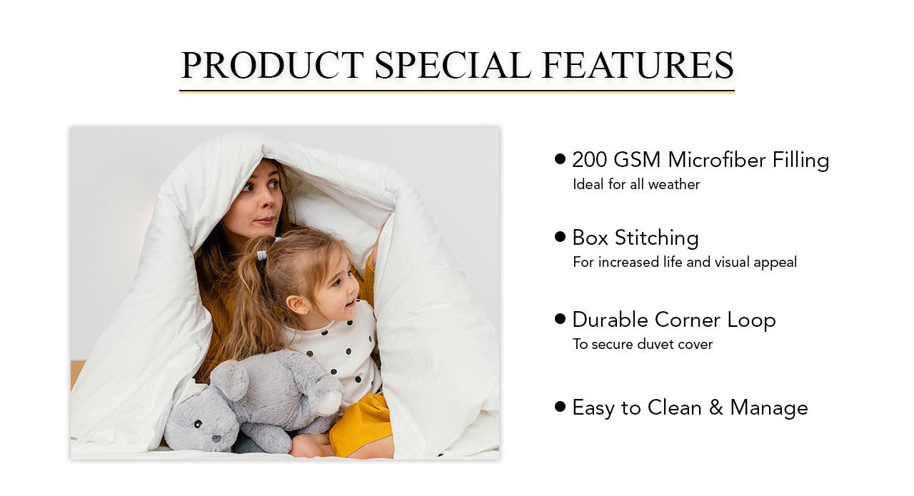 150 GSM Soft AC Comforter| Reversible & Microfiber |Silver Burgundy|