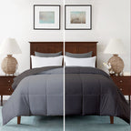 all weather comforter silver dark grey
