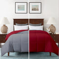 ac comforters silver burgundy #Burgundy