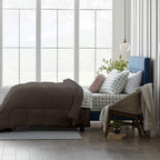 300 GSM Comforter For All Weather |Dark Grey | Microfiber, lightweight|