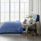 Heavy winter quilt and blanket set