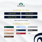 100 GSM AC Summer Comforter |Teal | Microfiber & Lightweight|